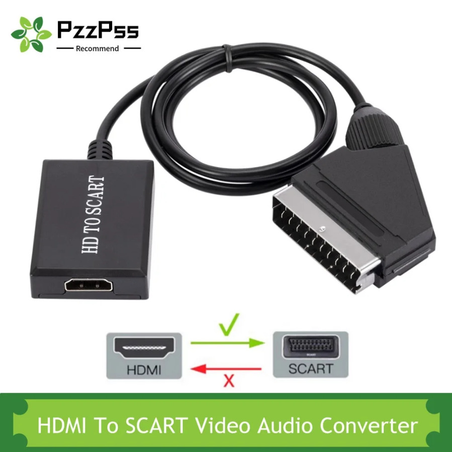 Scart To Hdmi - HDMI-متوافق مع محول سكارت، مدخل HDMI