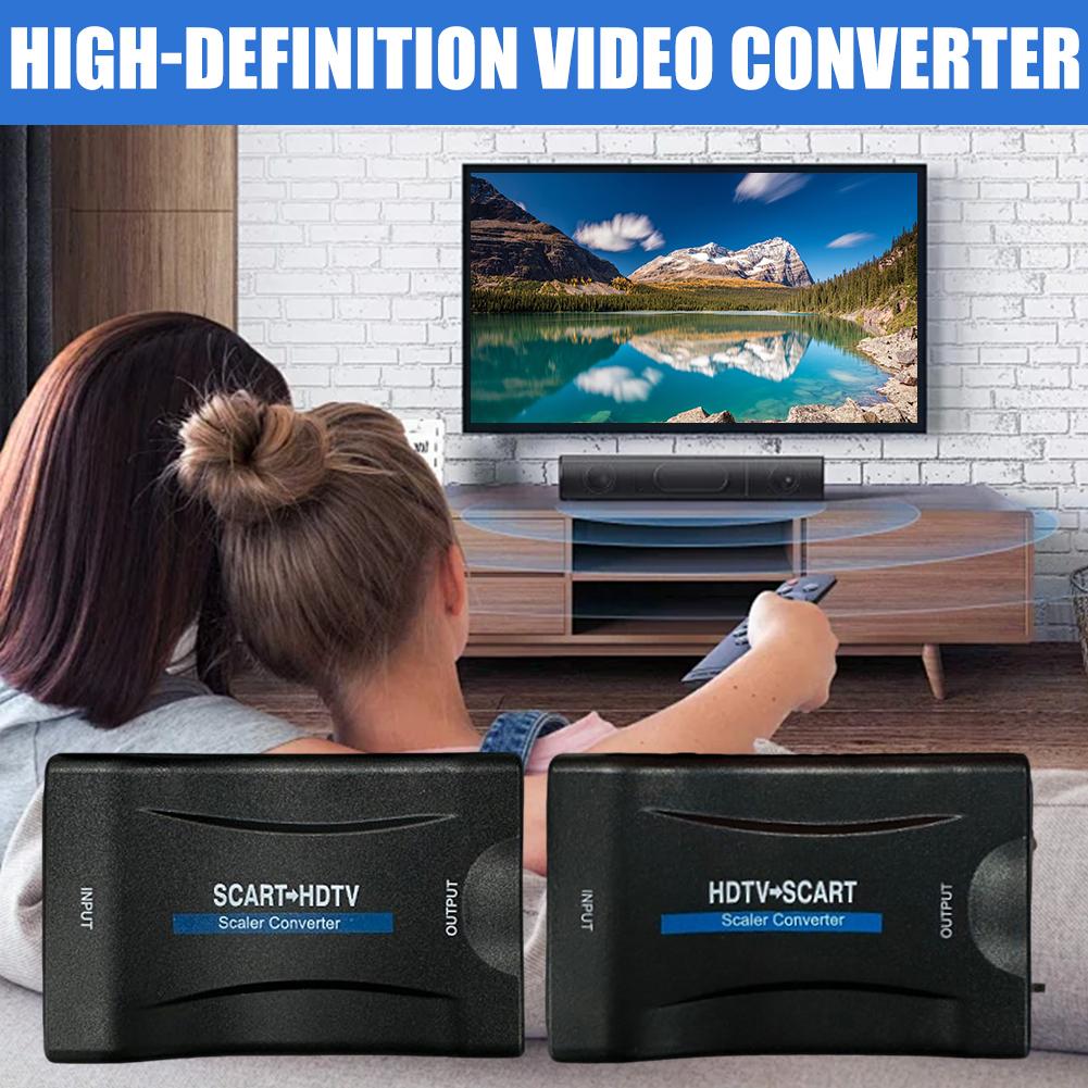 محول فيديو وصوت من HDMI إلى SC - مراجعة Scart To Hdmi وسعره