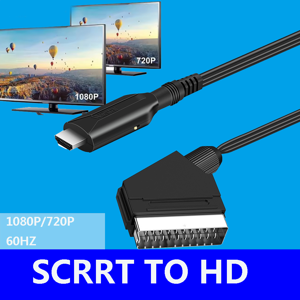 سكارت إلى HDMI-متوافق /HDMI-مت - مراجعة Scart To Hdmi وسعره