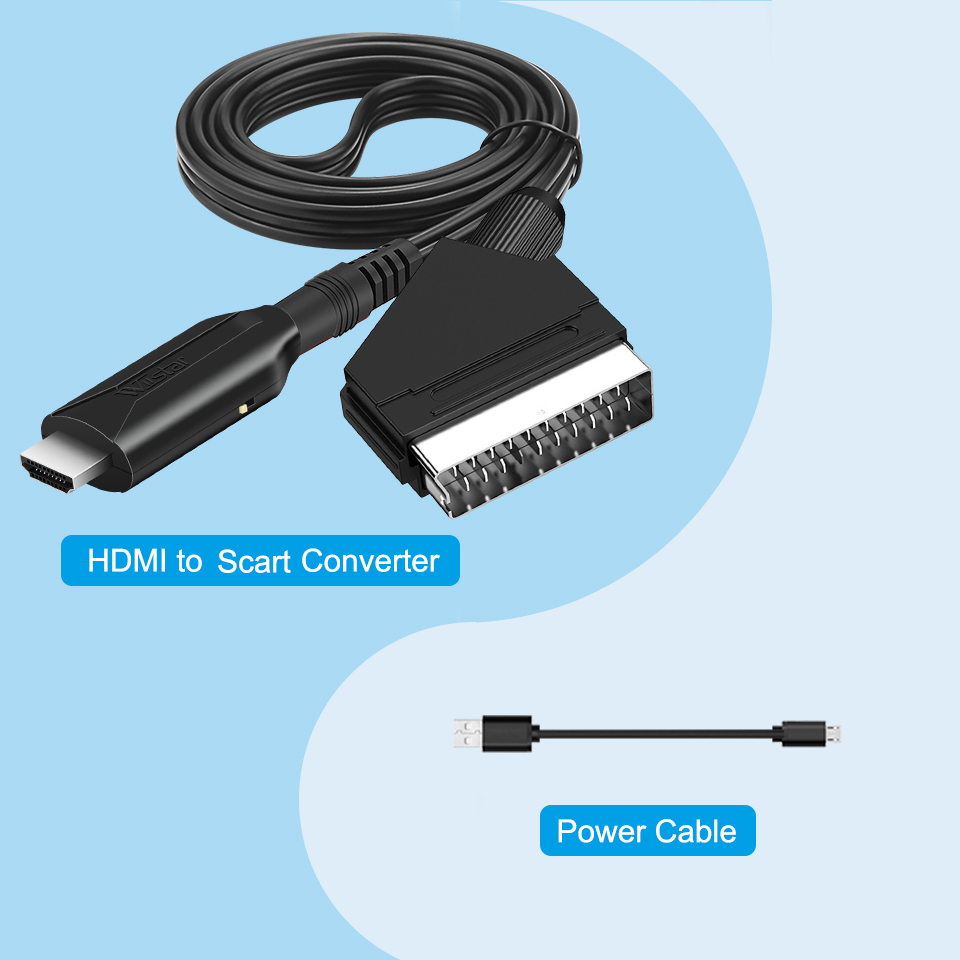 سكارت إلى HDMI-متوافق /HDMI-مت - مراجعة Scart To Hdmi وسعره