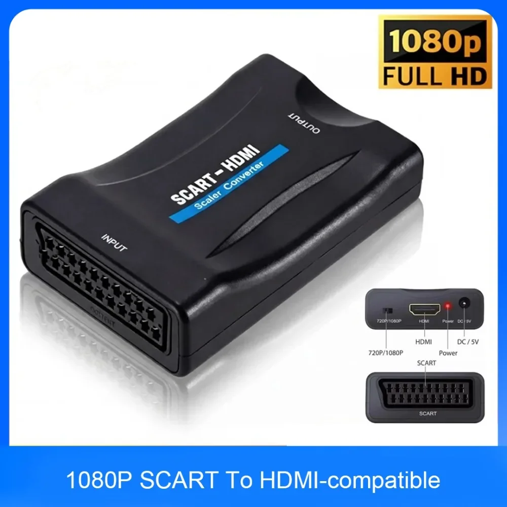محول SCART إلى HDMI متوافق مع  - مراجعة Scart To Hdmi وسعره