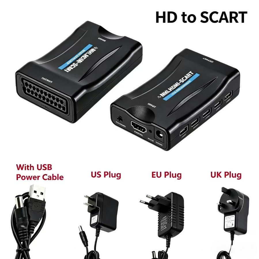 محول HDMI إلى Scart بدقة 1080  - مراجعة Scart To Hdmi وسعره